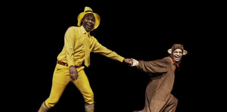 African-American actor Malik Cole takes on the iconic role of The Man in the Yellow Hat from Curious George.