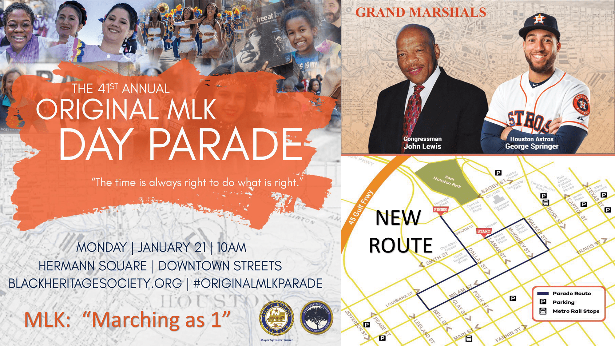 City of Houston Begins New MLK Day Tradition 41ST Annual Original MLK Day Parade will Unite Houstonians