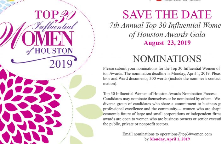 The 7th Annual Top 30 Influential Women of Houston Awards Gala