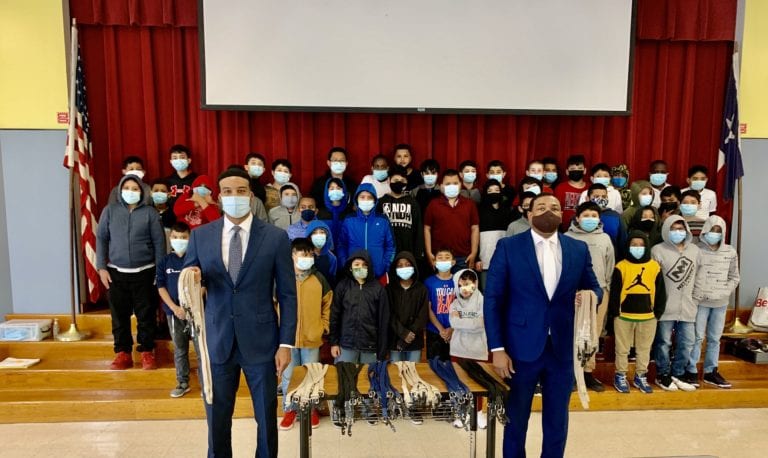 Council Member Edward Pollard Mentors Youth With Suits for Success and Belts for Boys