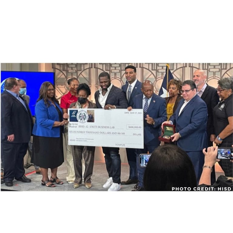 Curtis “50 Cent” Jackson Partners With HISD To Prepare Student Entrepreneurs