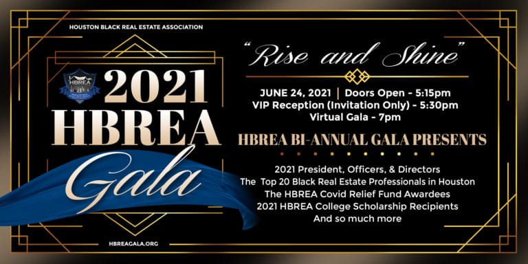 Houston Black Real Estate Association Gala Helping Families and Students Affected by COVID