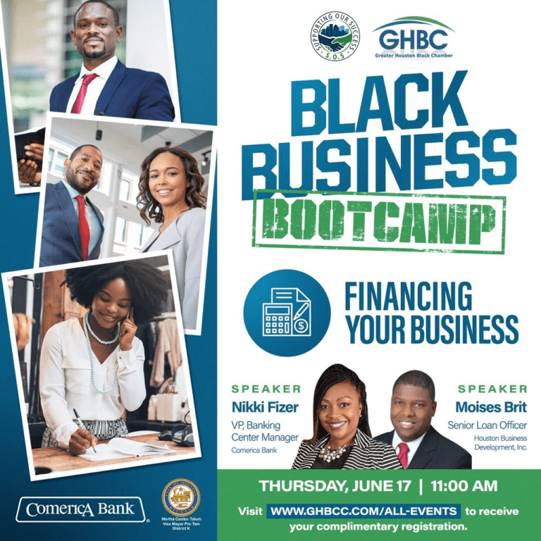 Greater Houston Black Chamber Black Business Bootcamp Session #4