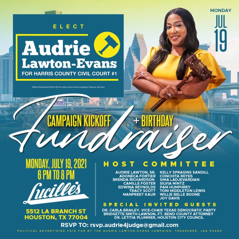 Audrie Lawton-Evans Campaign Kickoff & Birthday Fundraiser