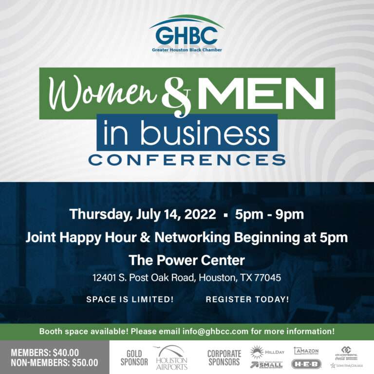 Greater Houston Black Chamber: Women & Men in Business | Sky Houston & KG Smooth of Majic 102 w/ Rob G