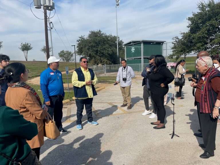 Air Alliance Houston and Ethnic Media Tour Near Ship Channel