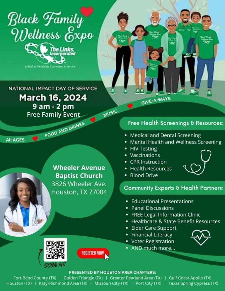 The Links, Incorporated Black Family Wellness Expo