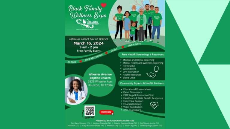 The Links Hosting Black Family Wellness Expo in Greater Third Ward