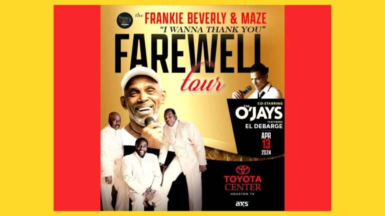 Frankie Beverly and Maze Stopping By Houston’s Toyota Center for ‘I Wanna Thank You’ Farewell Tour