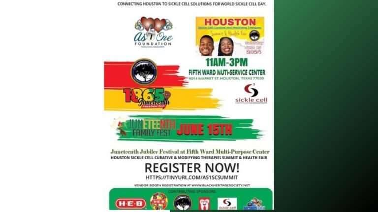 Embracing Heritage and Health: Sickle Cell Therapeutics Summit & Health Fair Set for June 15