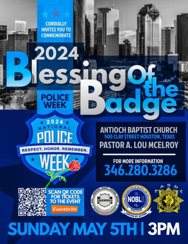 2024 Blessing of The Badge Ceremony, Hosted by National Organization of Black Law Enforcement Executives (NOBLE) in Collaboration with HPD