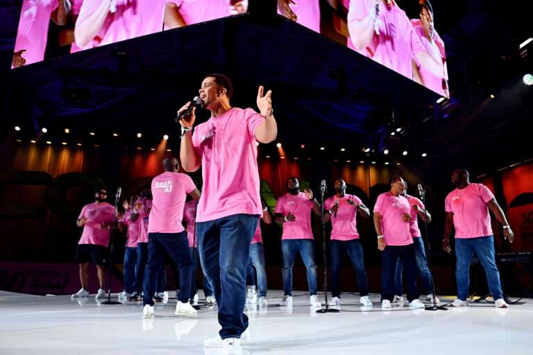 NFL Players Choir Hits a High Note at the Essence Fest 30th Anniversary