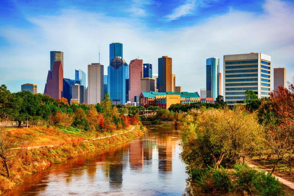 Buffalo Bayou within Eleanor Tinsley Park