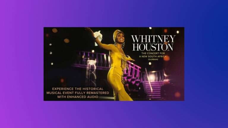 Whitney Houston’s Iconic South Africa Concert to Be Released in First-Ever Live Album and Concert Film