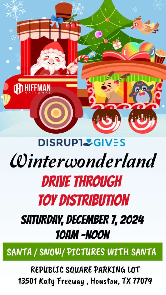 Disrupt Gives Hosting Winter Wonderland Drive-Through Toy Distribution