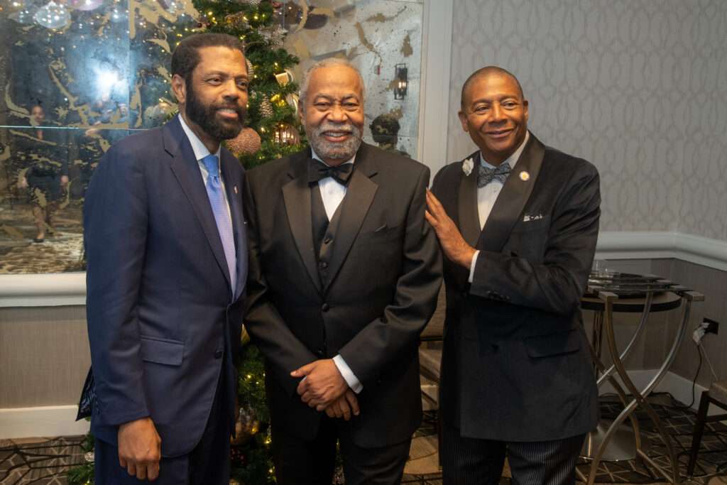 Sen. Borris L. Miles with Kentucky State Senator Gerald Neal and New York State Senator James Sanders Jr. (Photo Credit: Sen. Borris L. Miles)