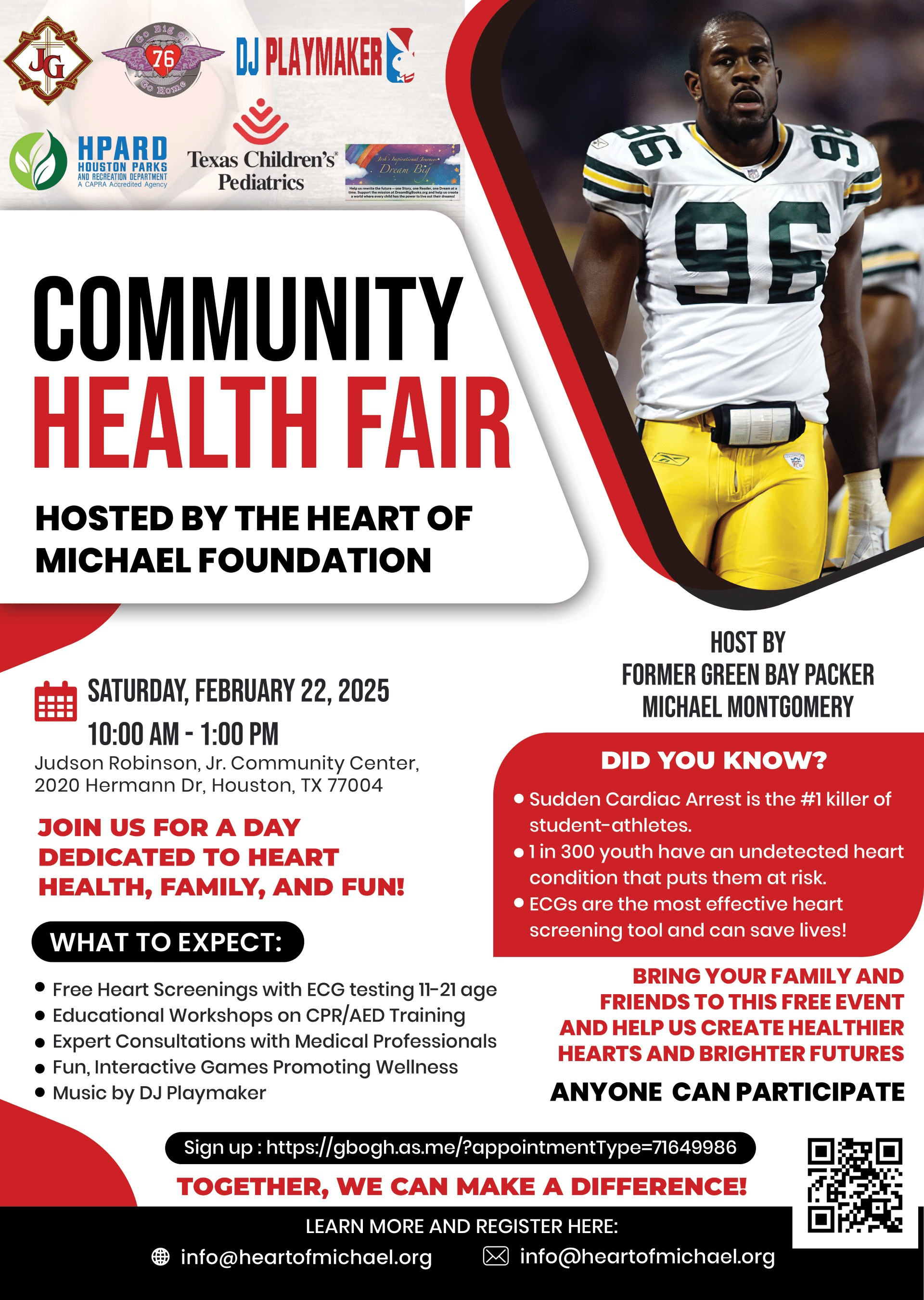 FREE Heart of Michael Foundation Community Heart Screenings