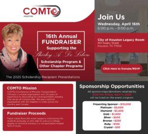 COMTO's 16th Annual Shirley A. Delibero Scholarship Program
