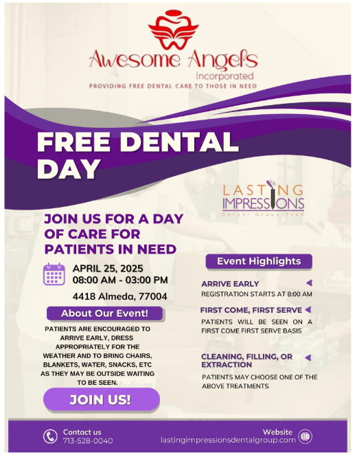 Awesome Angels - Free Dental Day