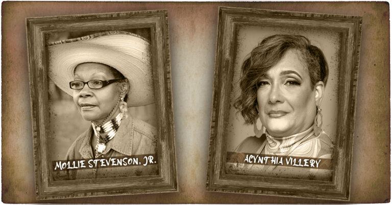 The first women inducted into the Black Cowboy Museum Hall of Fame