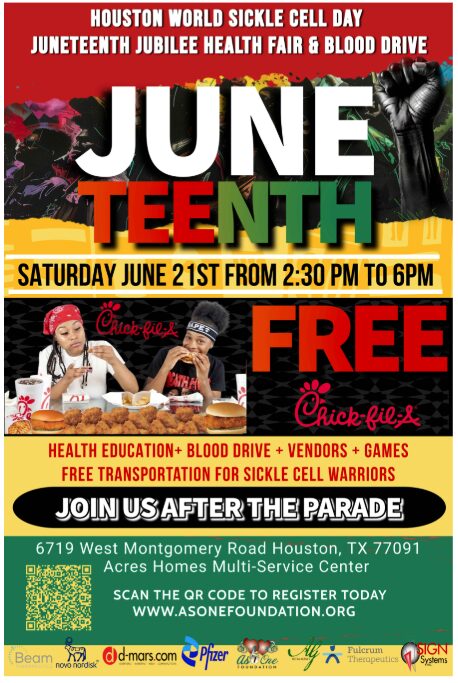 Celebrate World Sickle Cell Day at the Juneteenth Jubilee