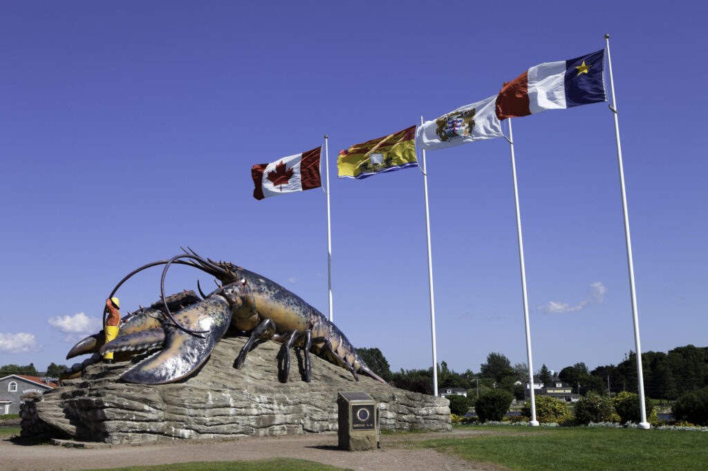 Giant Lobster Statue in Shediac, Canada