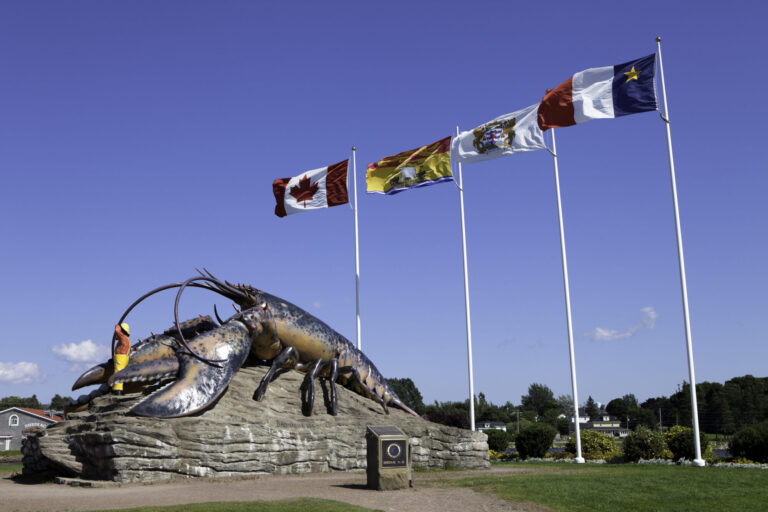 Giant Lobster Statue in Shediac, Canada