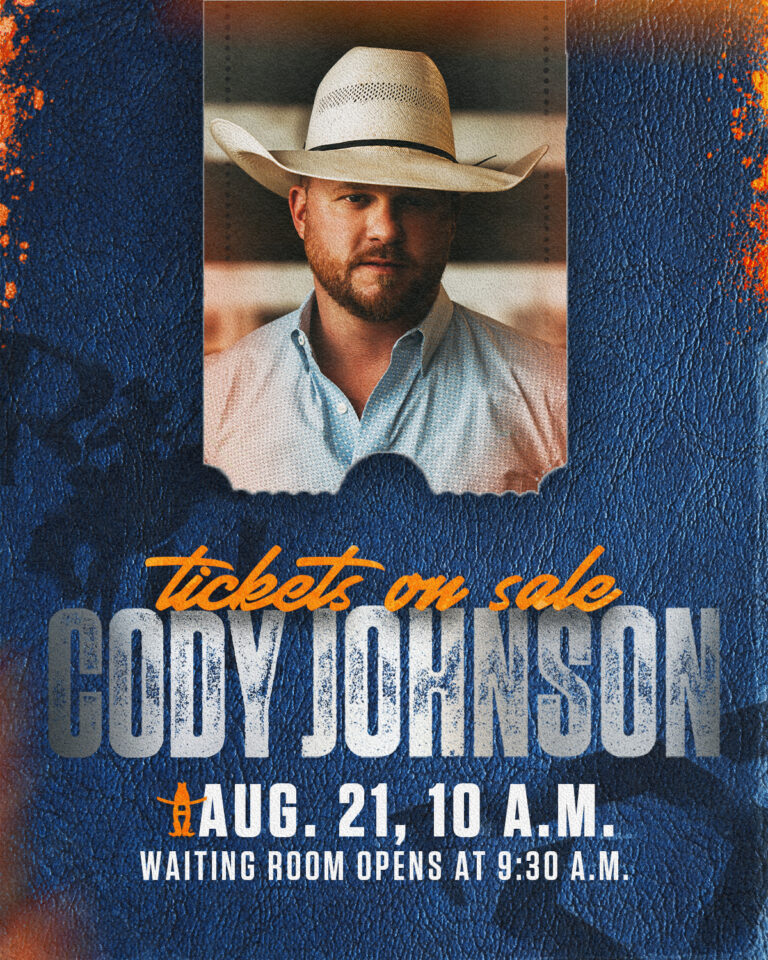 CODY JOHNSON 2026 RODEOHOUSTON® TICKETS AVAILABLE THURSDAY