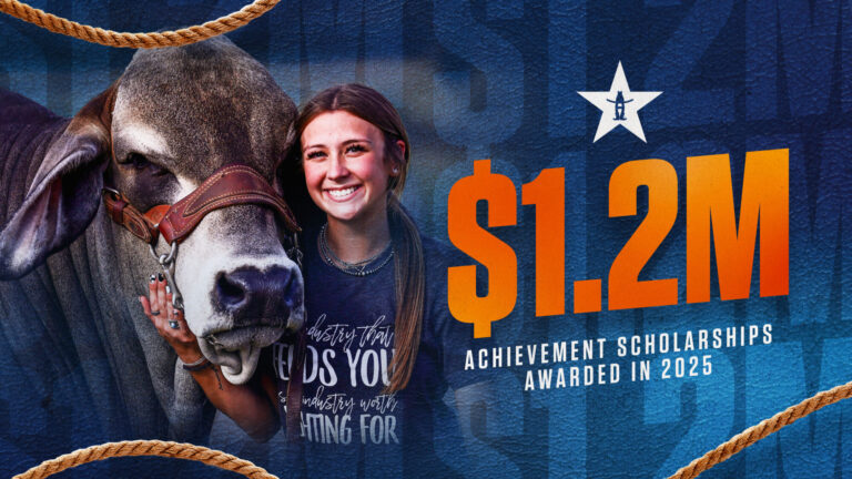 HOUSTON RODEO EXTENDS $1.2 MILLION IN ACHIEVEMENT SCHOLARSHIPS TO RODEO SCHOLARS