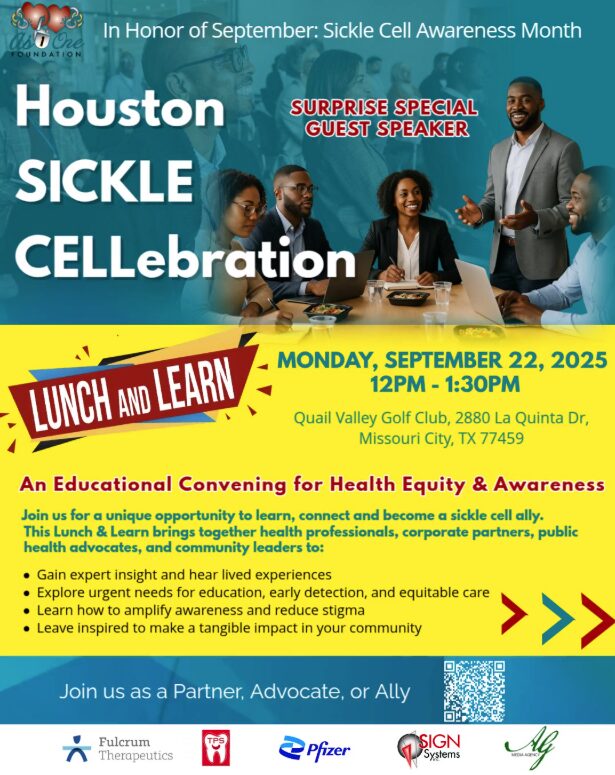 Houston SICKLE CELLebration Lunch and Learn