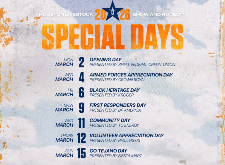 GET READY FOR 2026: HOUSTON RODEO ANNOUNCES PRE-RODEO EVENTS