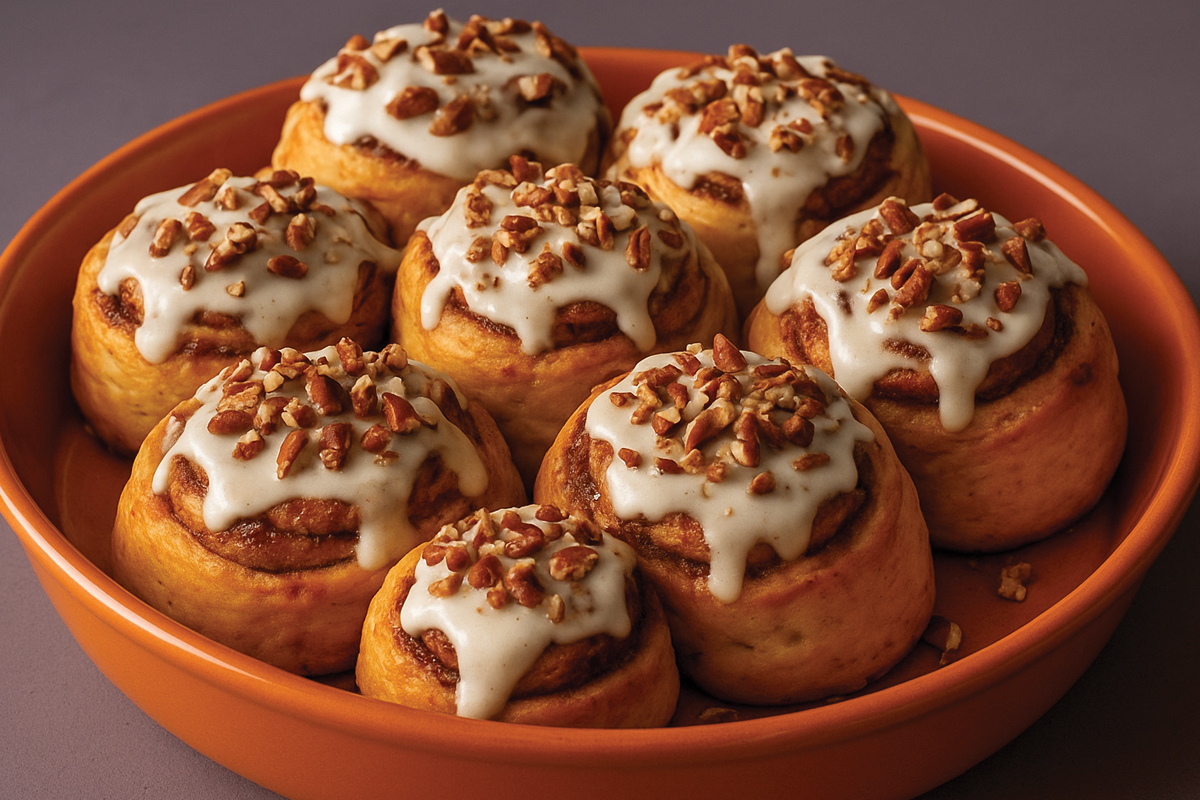 Sweet Potato Cinnamon Rolls