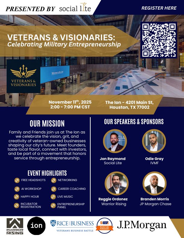 Veterans & Visionaries: Celebrating Military Entrepreneurship
