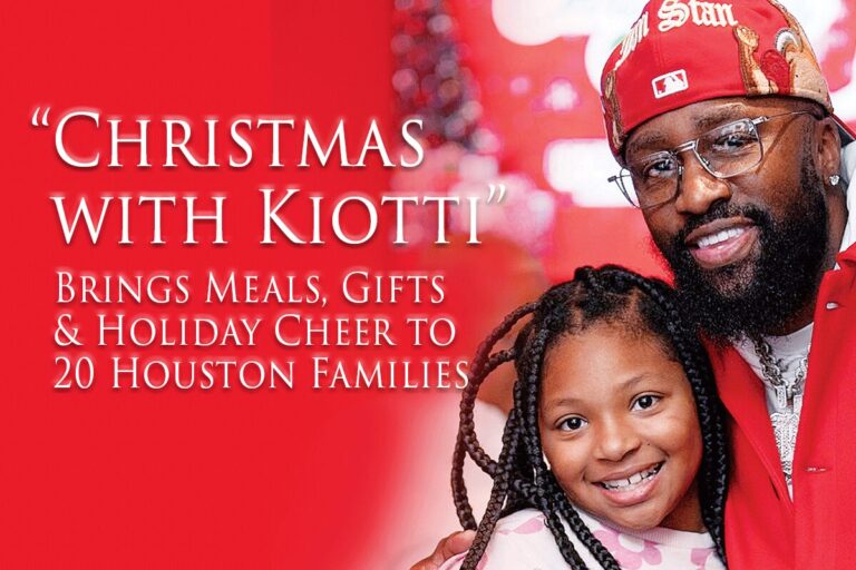 “Christmas With Kiotti” and Martin Law Firm Brings Meals, Gifts & Holiday Cheer to 20 Houston Families