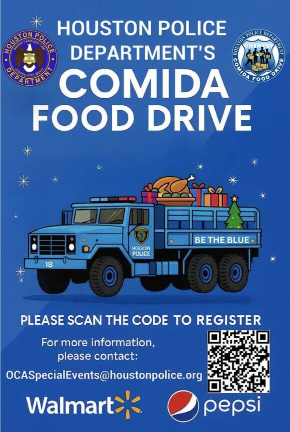 Houston Police Department's Comida Food Drive