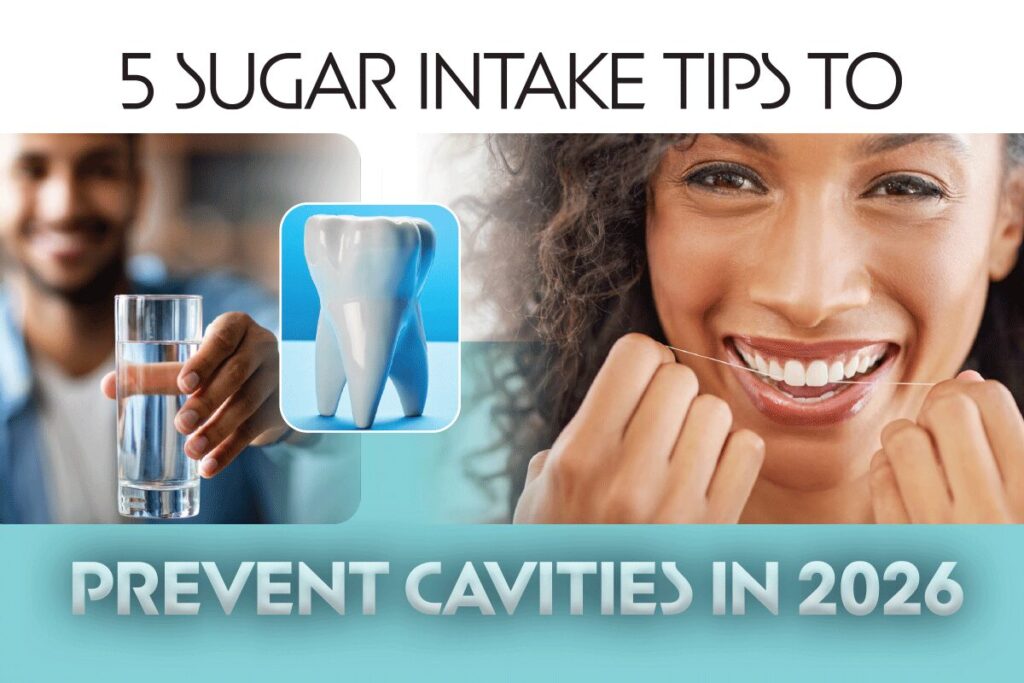 Holiday celebrations often feature lots of great food and drinks, including sweet treats to indulge, so for 2026 here are 5 simple sugar intake tips to prevent cavities.