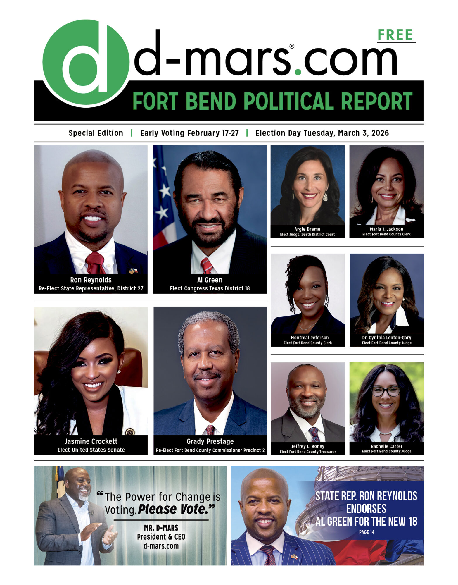 Fort Bend County Political Report February 2026